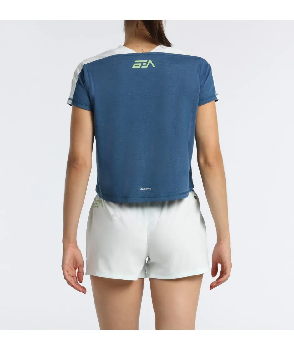 Discount Bullpadel CAMISETA BILMA AZUL OSCURO VIGORE
