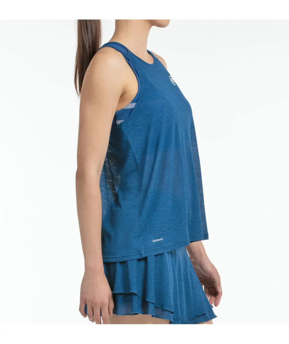 Discount Bullpadel CAMISETA DALENA AZUL TINTA