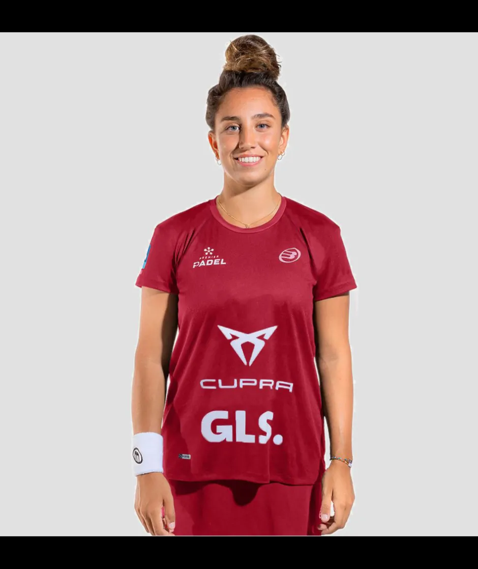 Hot Bullpadel CAMISETA ETICO BG CEREZA