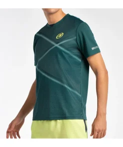 Sale Bullpadel CAMISETA LADRA VERDE OSCURO