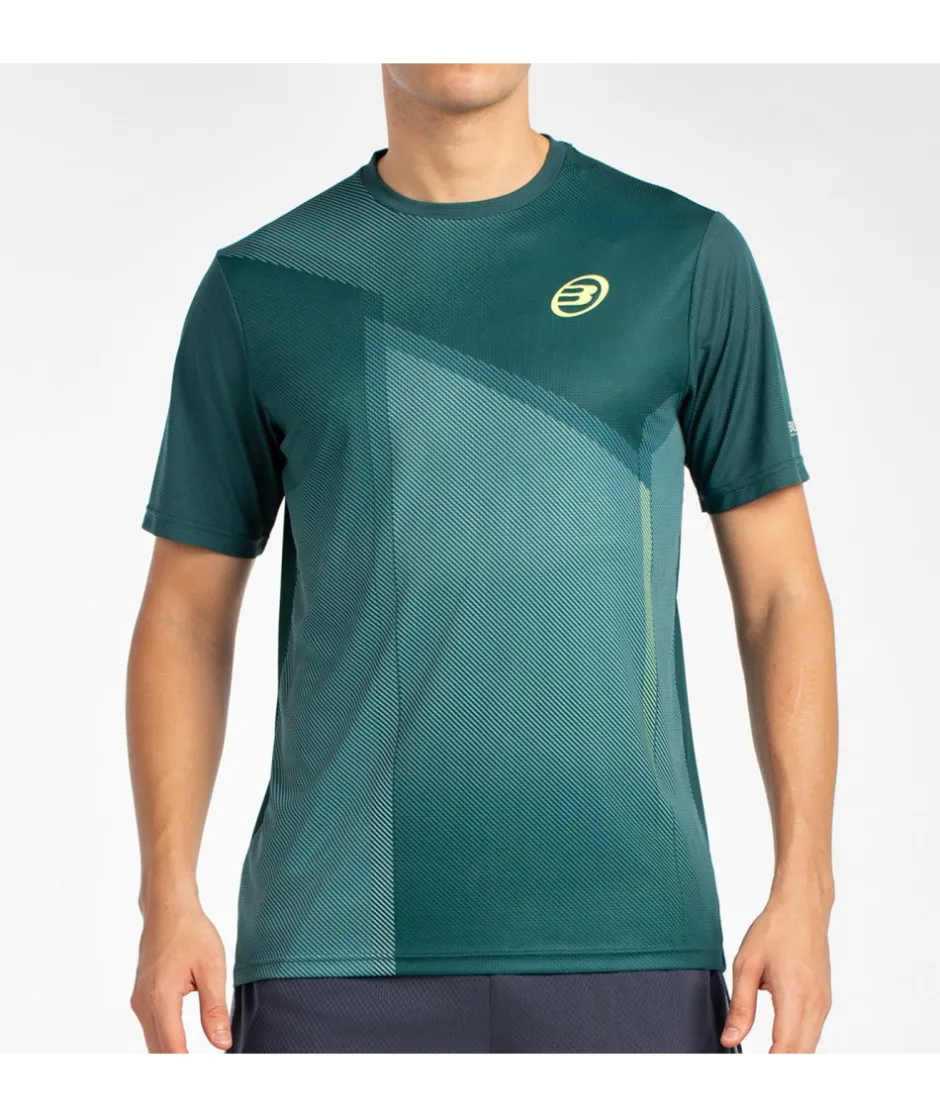 Discount Bullpadel CAMISETA LAGAR VERDE OSCURO