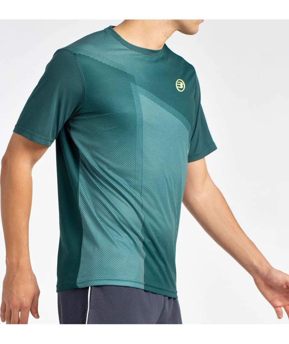 Discount Bullpadel CAMISETA LAGAR VERDE OSCURO