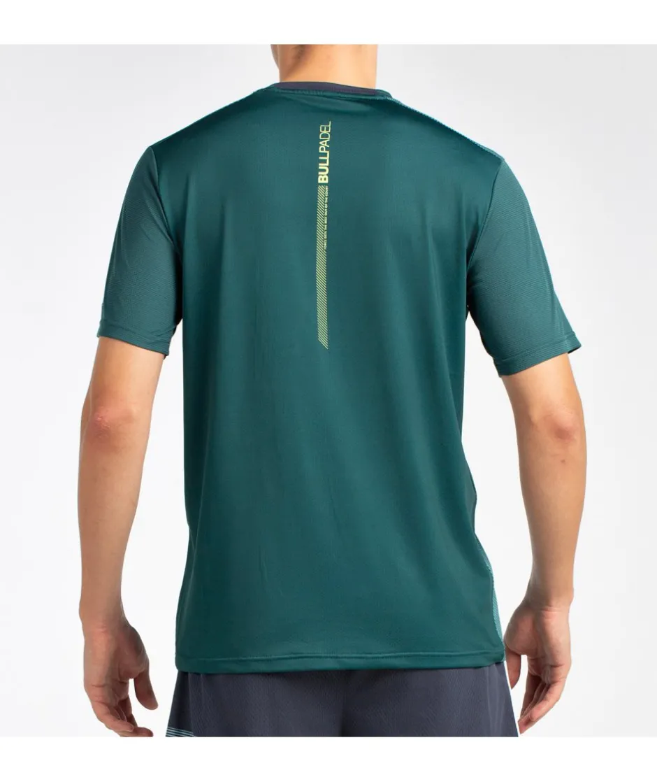 Discount Bullpadel CAMISETA LAGAR VERDE OSCURO