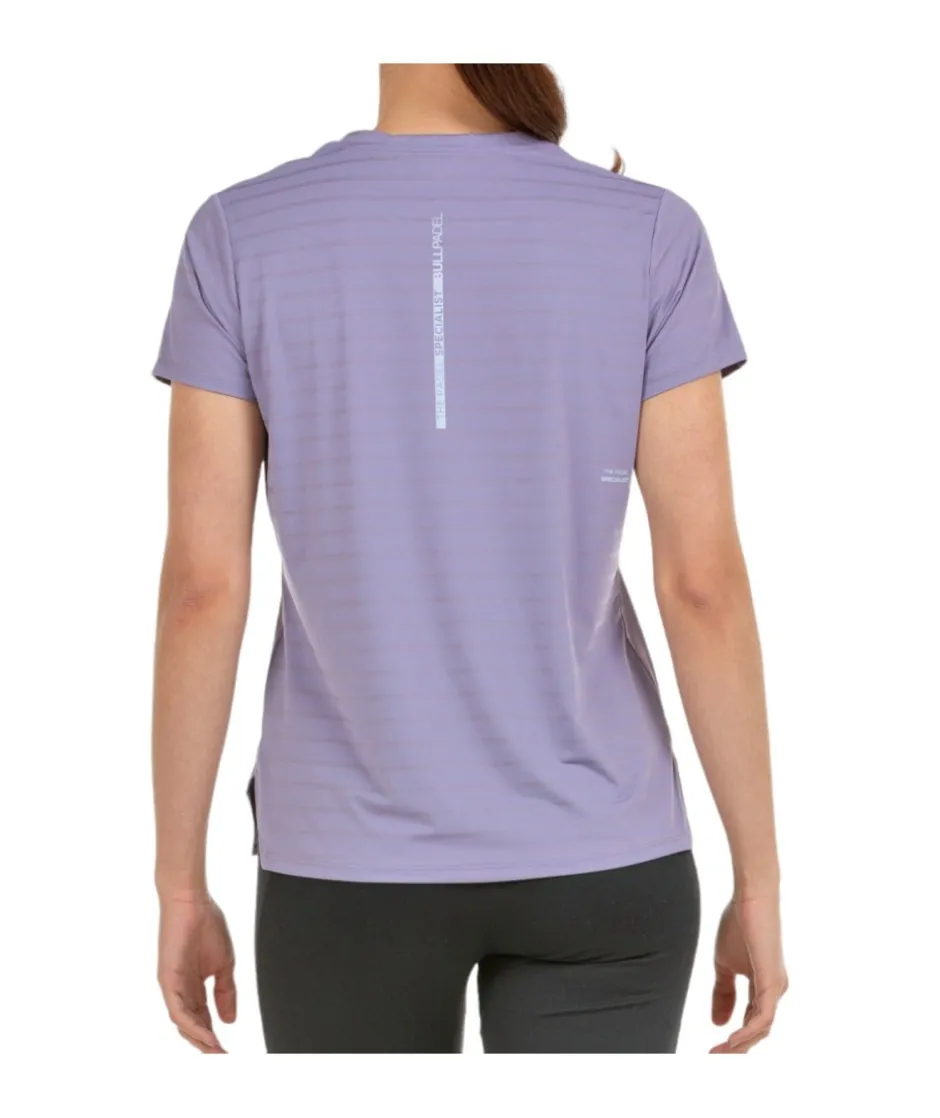 New Bullpadel CAMISETA OIMBRA MALVA TEJ.BICOLOR