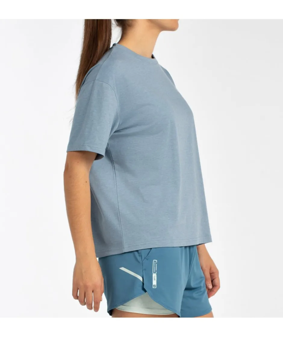 Online Bullpadel CAMISETA OYEME AZUL VERDOSO VIGORE