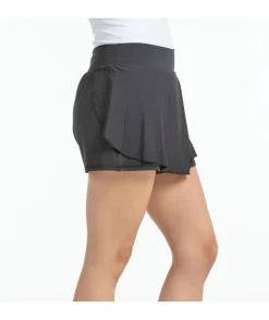 Bullpadel FALDA ADRAR NEGRO TEJIDO BICOLOR