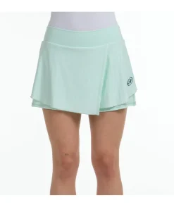 Clearance Bullpadel FALDA ADRAR VERDE AGUA TEJIDO BICOLOR