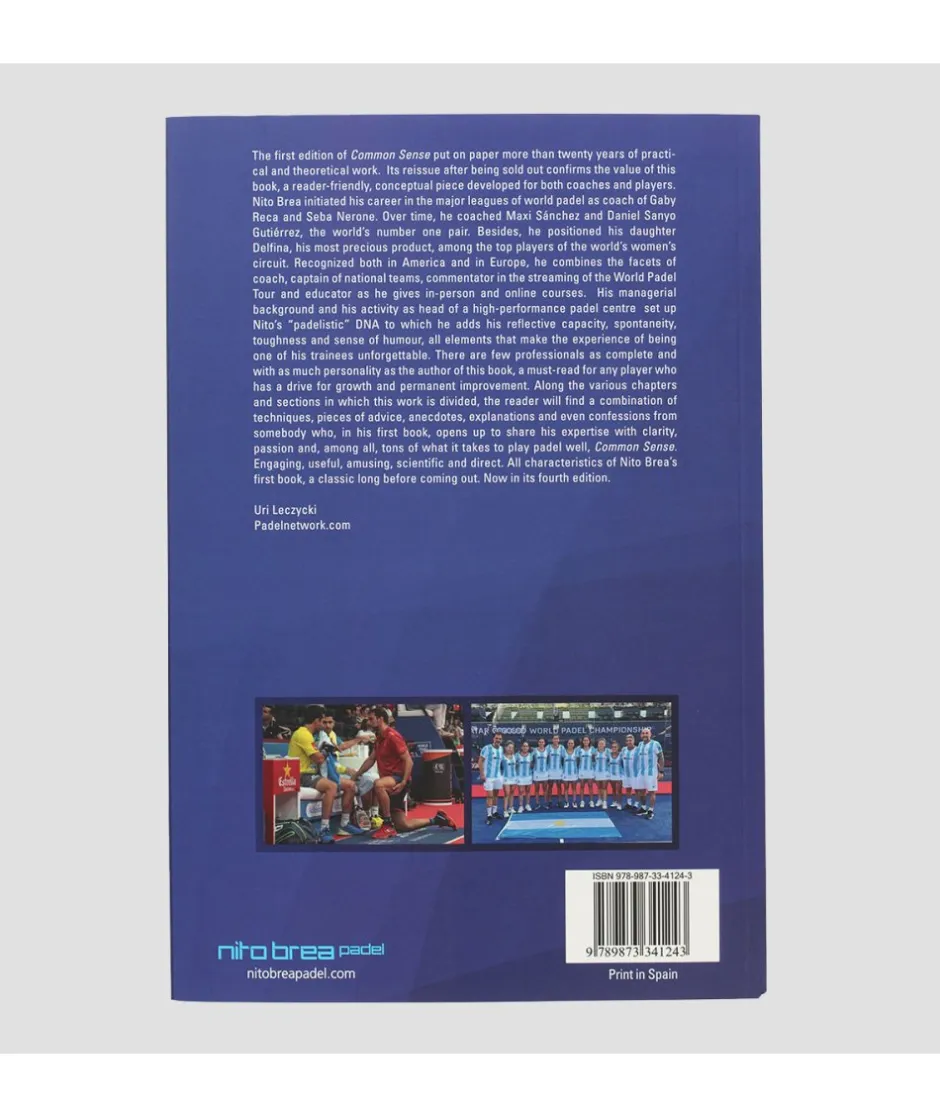 New Bullpadel LIBRO SENTIDO COMUN NITO BREA (INGLES)