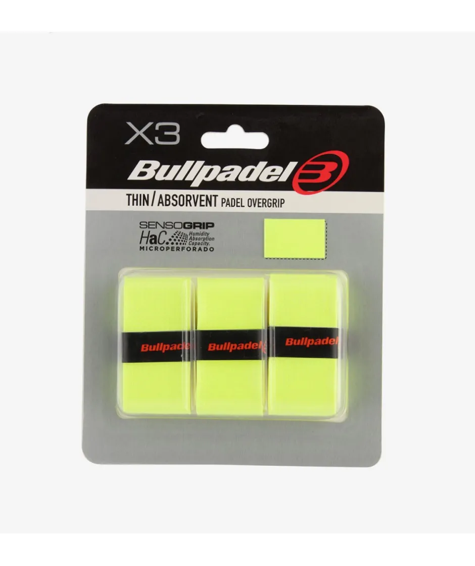 Best Bullpadel Overgrips GB-1705 amarillo fluor