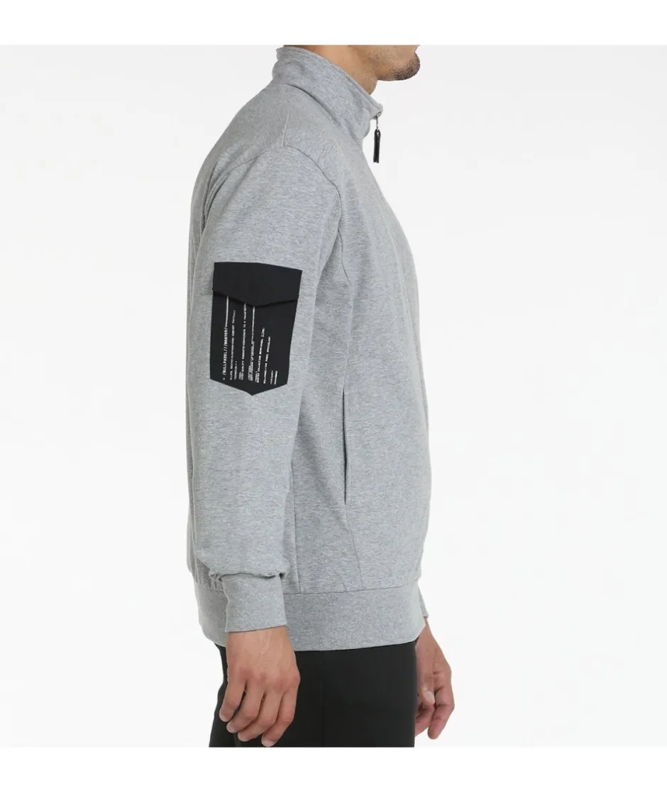 Outlet Bullpadel SUDADERA BEADE GRIS MEDIO VIGORE