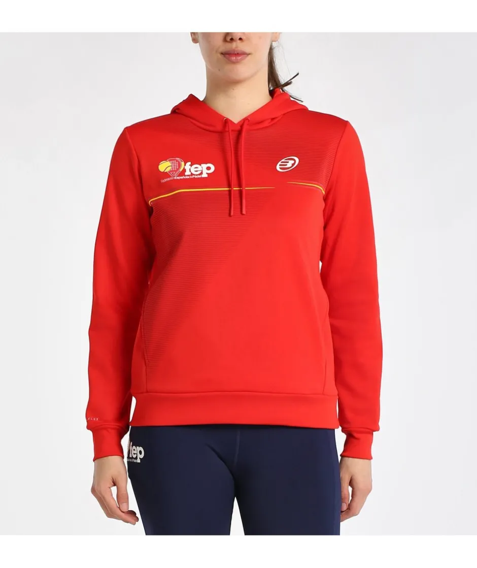 Outlet Bullpadel SUDADERA FUENLA ROJO