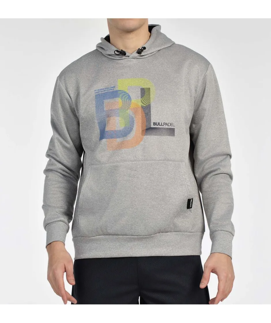 Hot Bullpadel SUDADERA GONDO GRIS MEDIO VIGORE