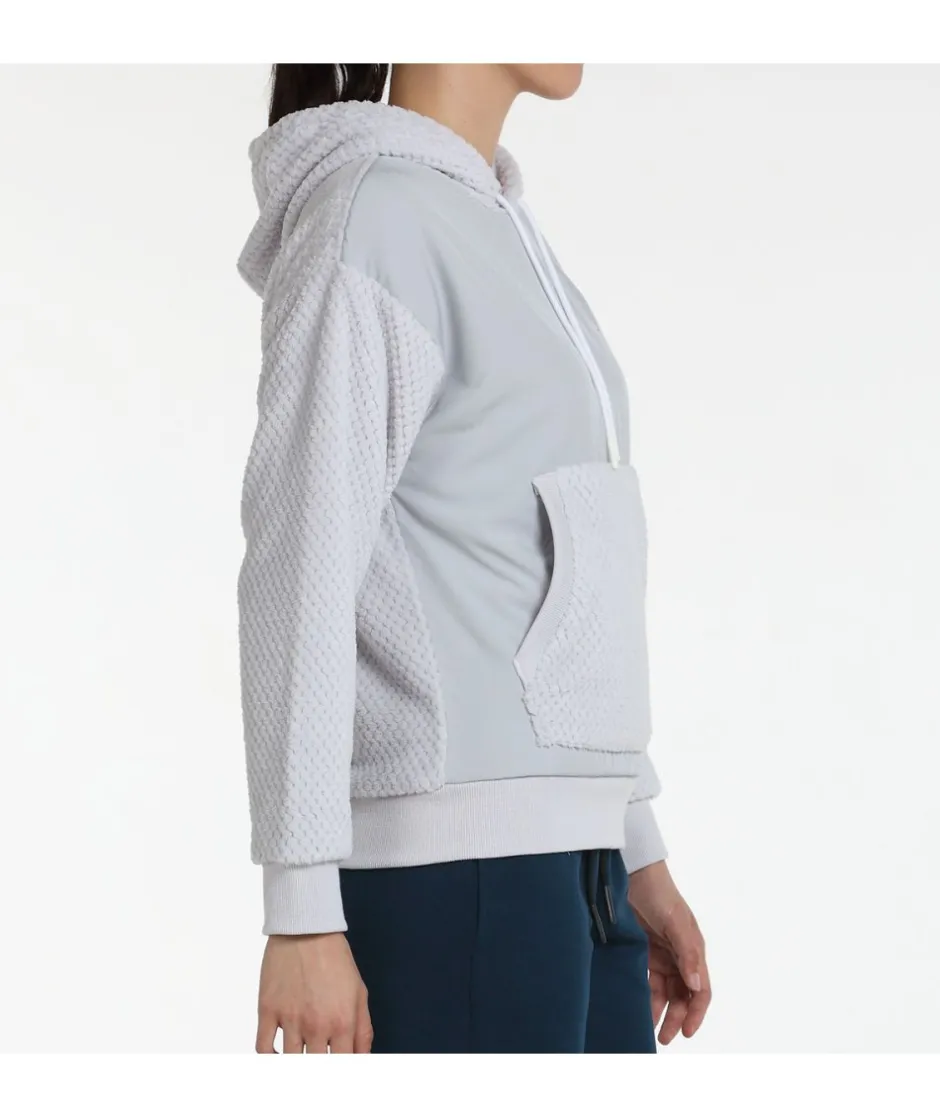 Hot Bullpadel SUDADERA NEDA GRIS PERLA