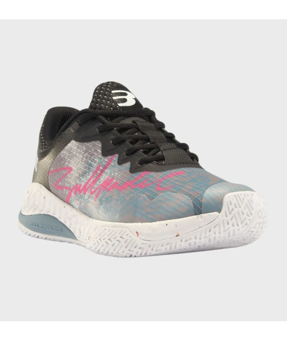 Hot Bullpadel ZAPATILLA IONIC W 24I NEGRO/GRIS CLARO